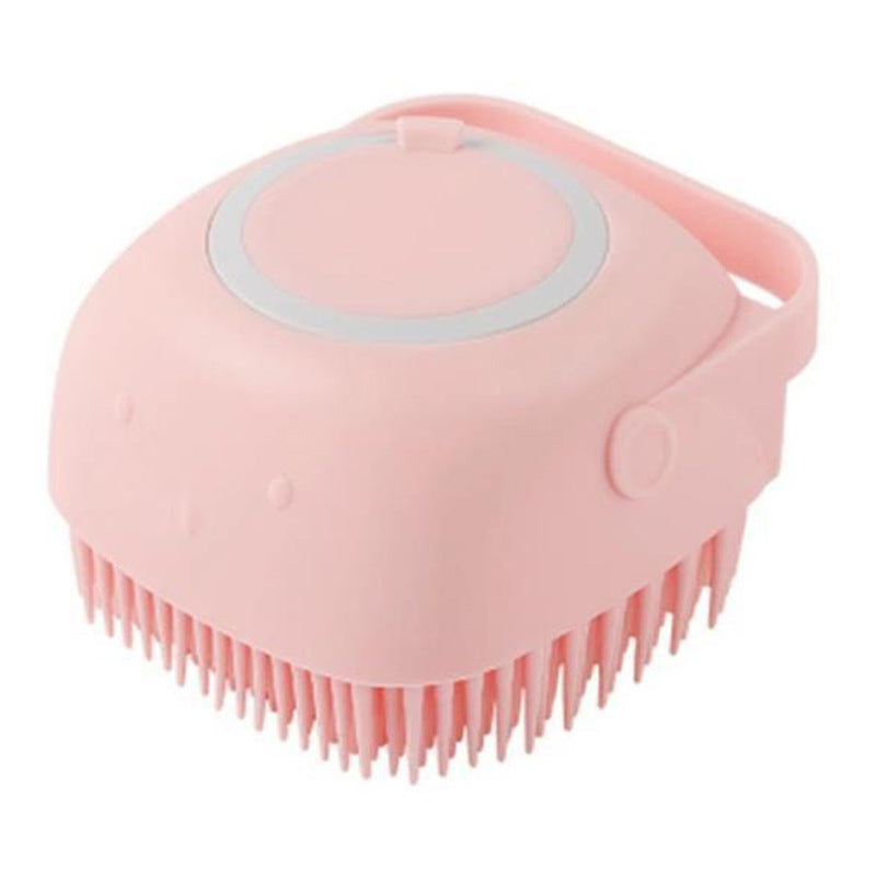 Silicone Pet Bath Brush with Shampoo Dispenser - N&G Smart Living