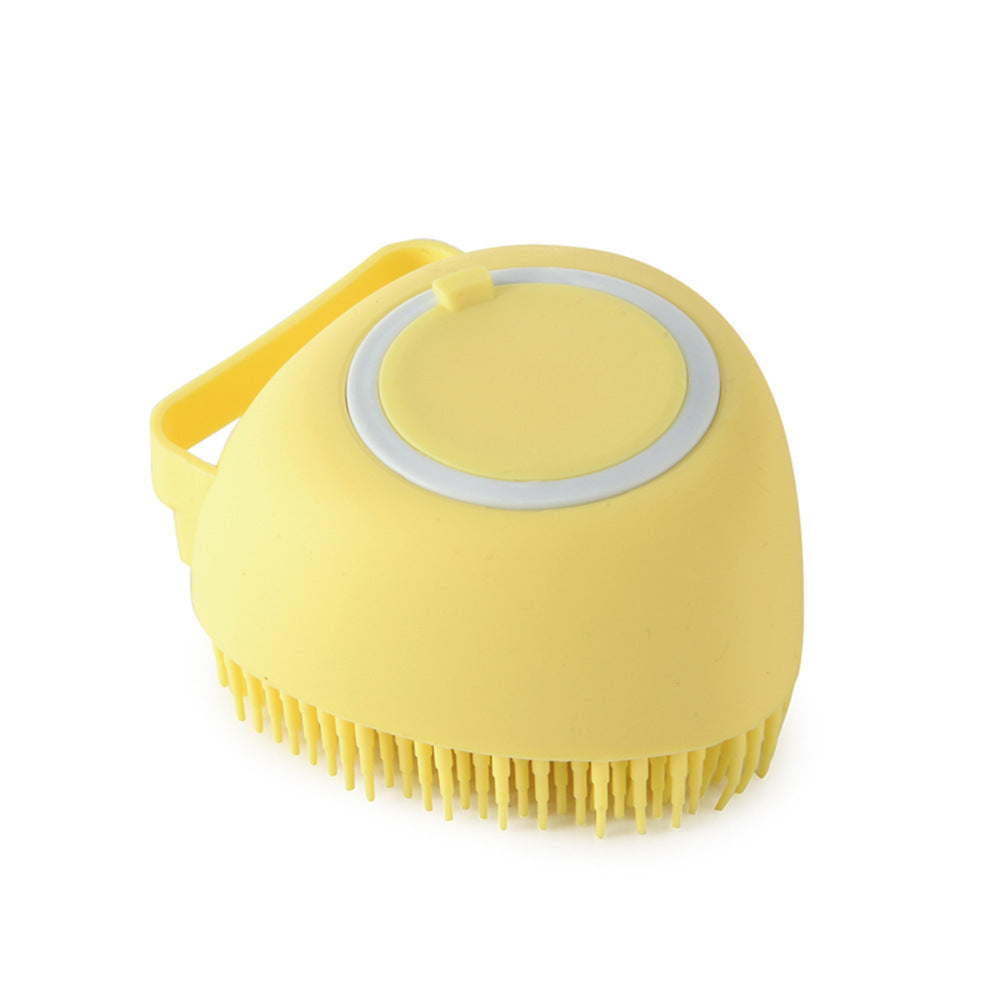 Silicone Pet Bath Brush with Shampoo Dispenser - N&G Smart Living