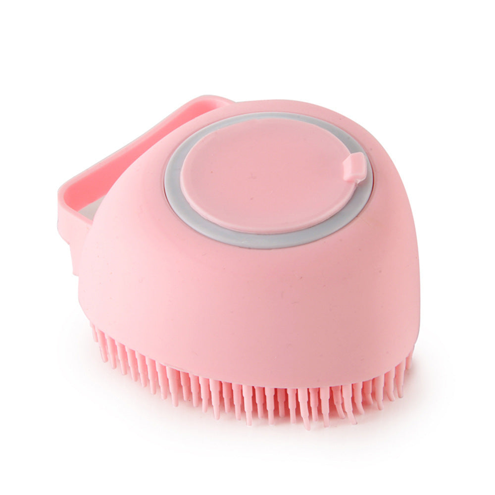 Silicone Pet Bath Brush with Shampoo Dispenser - N&G Smart Living
