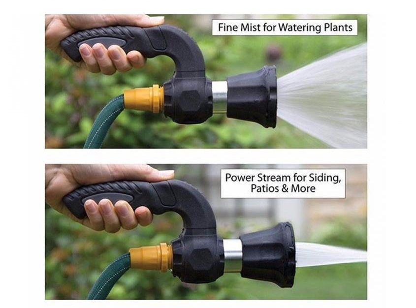 Mighty Power Hose Nozzle for Lawn, Garden, and Car Wash - N&G Smart Living