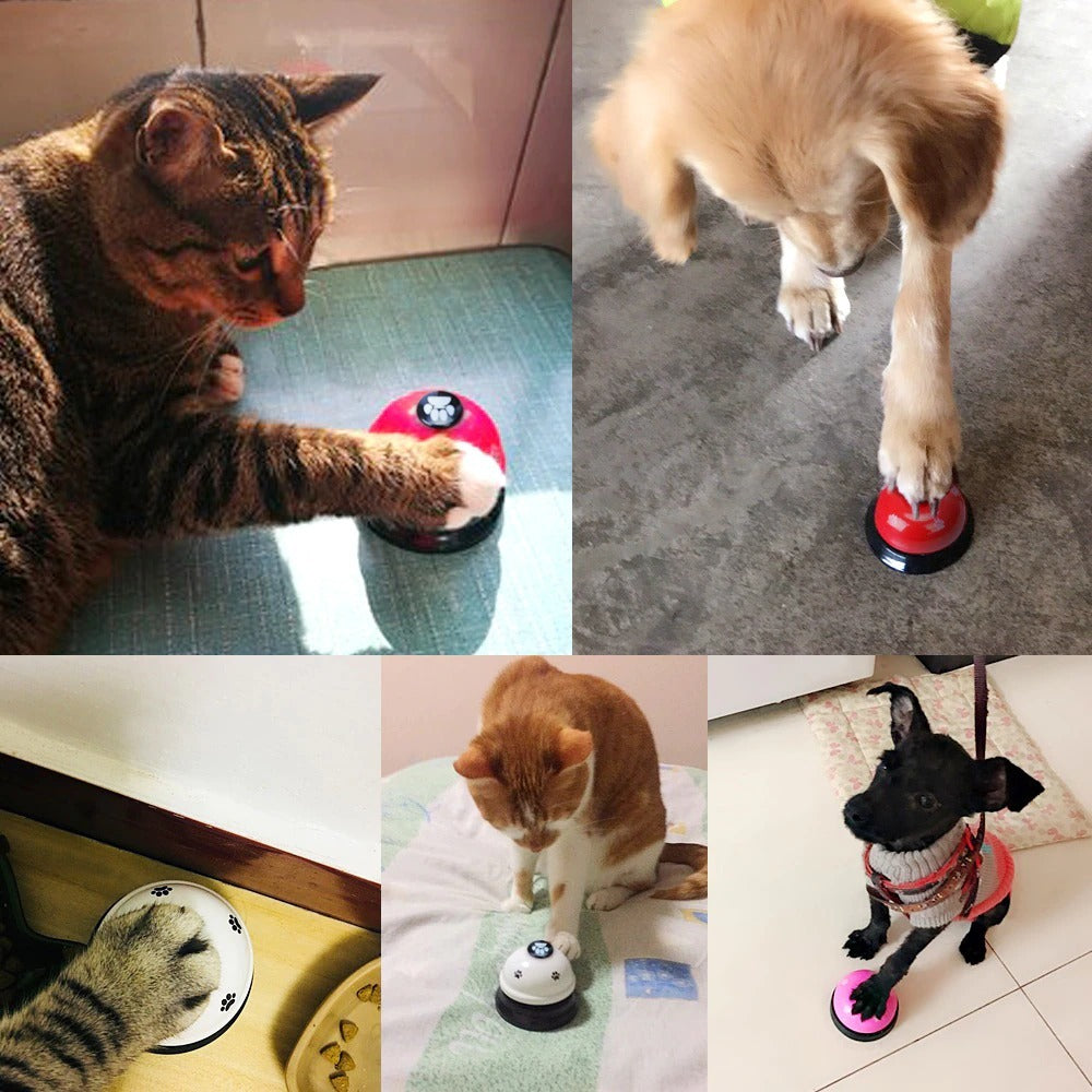 Dog Training Bell, Dog Puppy Pet Potty Training Bells, Dog Cat Door Bell Tell Bell With Non-Skid Rubber Base - N&G Smart Living