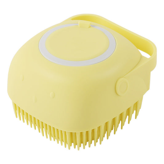 Silicone Pet Bath Brush with Shampoo Dispenser - N&G Smart Living